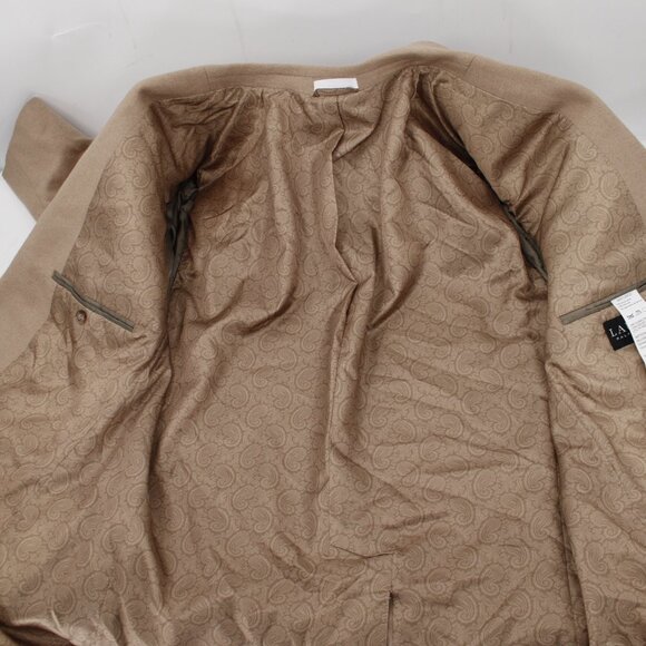 Lauren ralph Lauren sport coat mens 44R two button wool silk cashmere camel - Picture 13 of 15